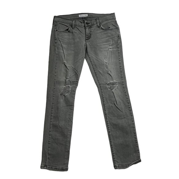 James‎ Jeans Neo Beau Destroyed Smoke Gray Slim Fit Size 28 - Picture 1 of 11